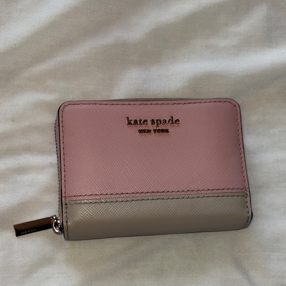 Kate Spade Blush Pink and Cream Wallet